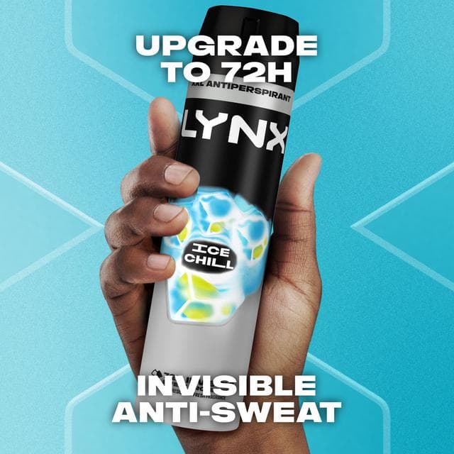 Lynx 250ml Ice Chill 72h Antiperspirant Aerosol Deodorant for Men - gallery image 2