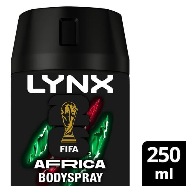 Lynx 250ml Africa 48h Deodorant Aerosol Body Spray for Men - gallery image 1