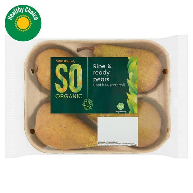 Sainsbury's Ripe & Ready Pears, So Organic - gallery image 1