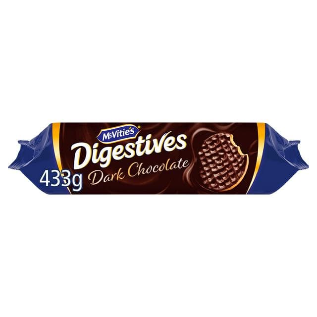 McVitie's Digestives Dark Chocolate Biscuits 433g - gallery image 1