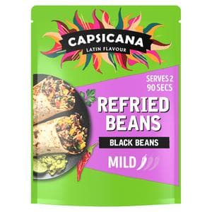 Capsicana 200g Mexican Ultimate Refried Black Beans
