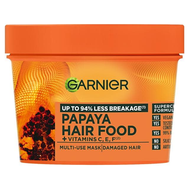 Garnier Ultimate Blends Hair Food Papaya 3-in-1 Damaged Vegan Hair Mask 390ml - gallery image 1