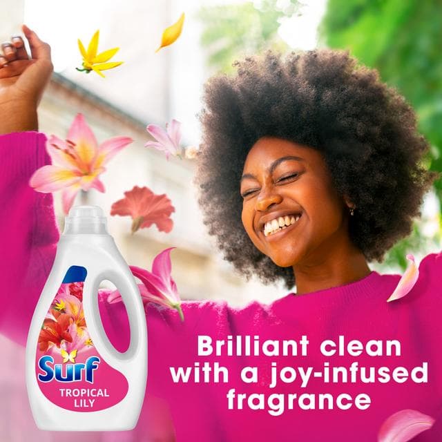 Surf Tropical Lily 44 washes Concentrated Washing Liquid Laundry Washing Detergent 1.2L - gallery image 2