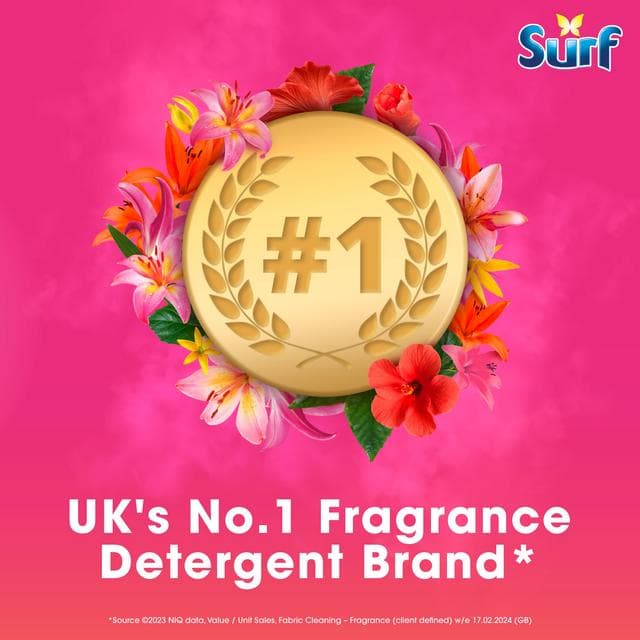 Surf Tropical Lily 44 washes Concentrated Washing Liquid Laundry Washing Detergent 1.2L - gallery image 4