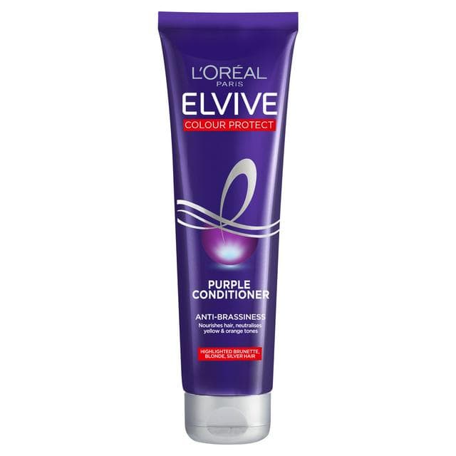 L'Oreal Elvive Colour Protect Anti-Brassiness Purple Conditioner 150ml - gallery image 1