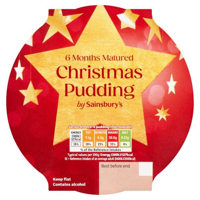 Sainsbury's 400g Christmas Pudding - gallery image 1