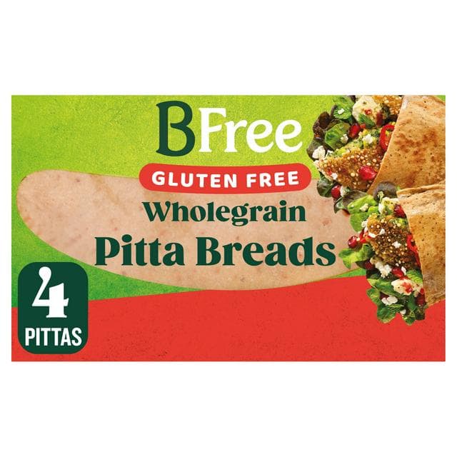 BFree Gluten Free Wholegrain Pitta Breads x4 - gallery image 1