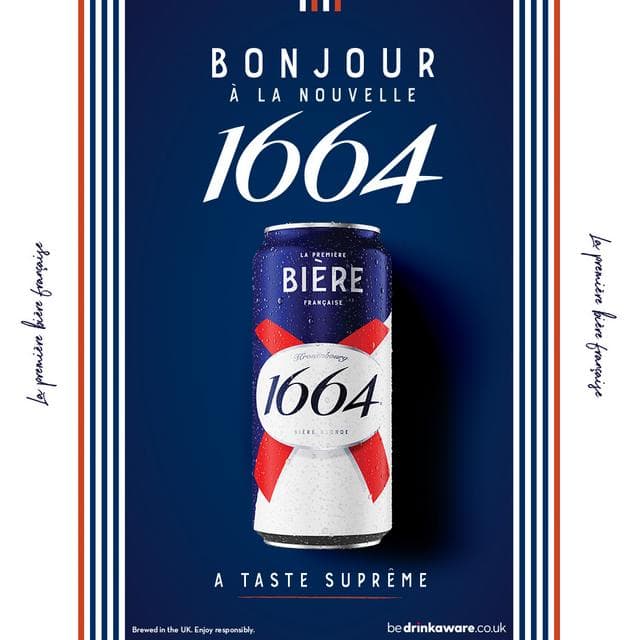 Kronenbourg 1664 Lager Beer Cans 15 x 440ml - gallery image 3