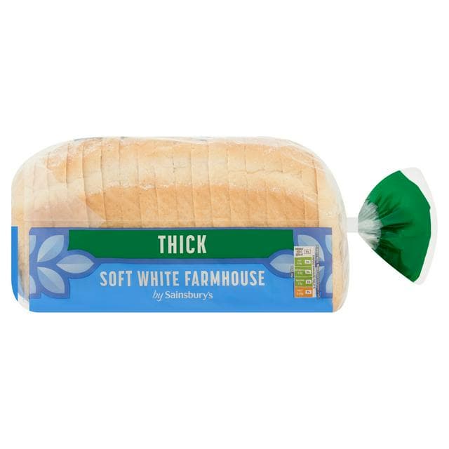 Sainsbury's Thick Soft White Farmhouse Bread 800g - gallery image 1