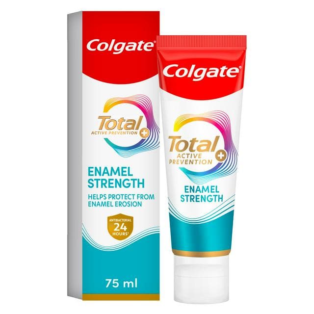 Colgate Total Active Prevention + Enamel Strength Toothpaste 75ml - gallery image 1