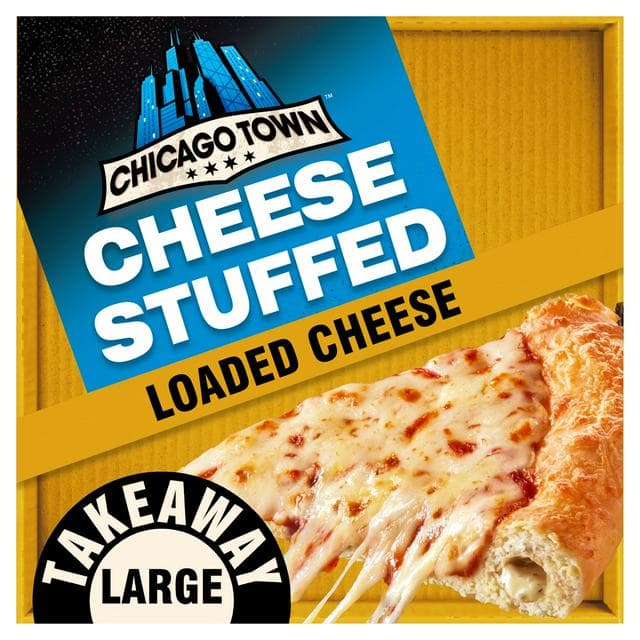 Chicago Town Takeaway Cheesy Stuffed Cheese Pizza 630g - gallery image 1