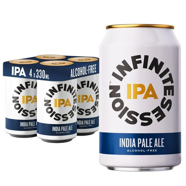 Infinite Session 0.5% Low Alcohol IPA 4 x 330ml - gallery image 1