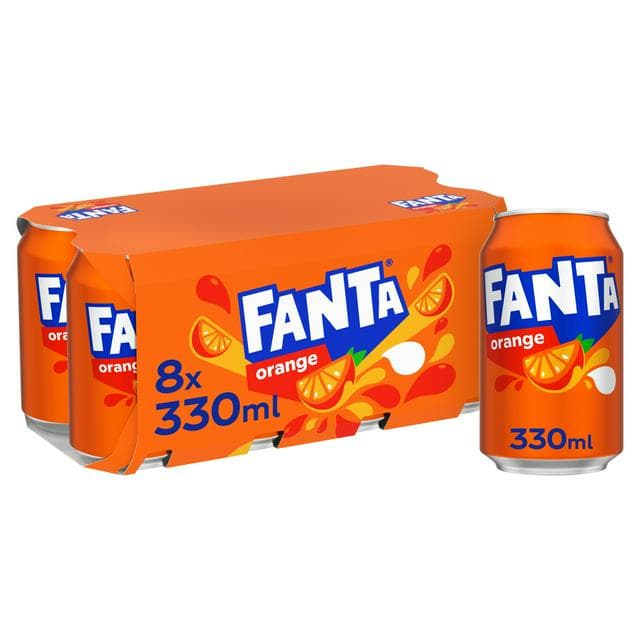 Fanta Orange 8x330ml - gallery image 1