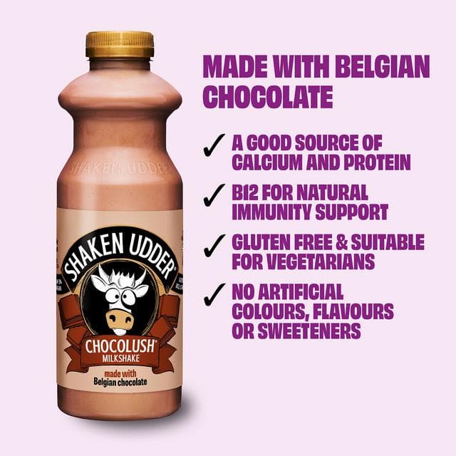 Shaken Udder Chocolush Milkshake 750ml - gallery image 2