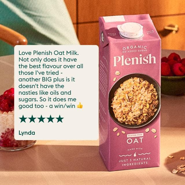 Plenish  1L Chilled Dairy Free Organic Oat Drink - gallery image 6