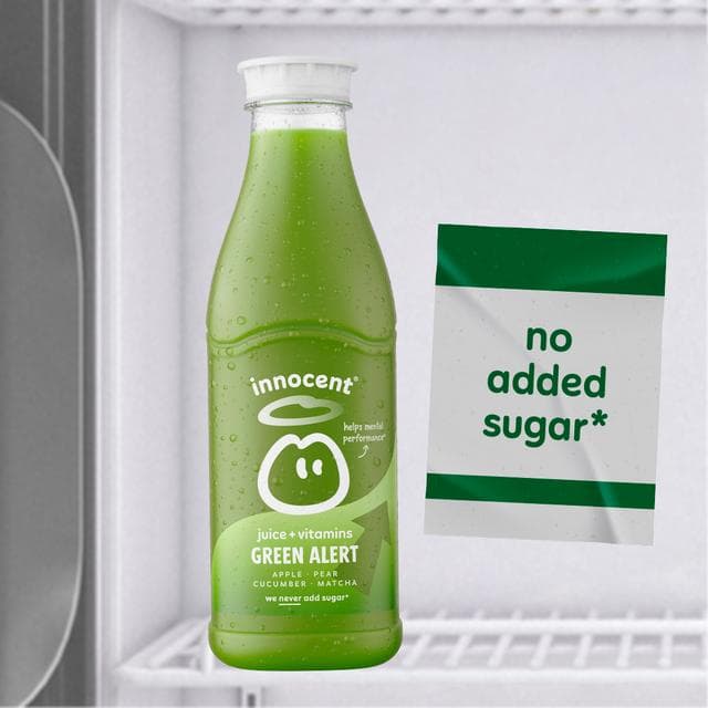 Innocent Plus Green Alert, Apple & Pear Juice with Vitamins 750ml - gallery image 3