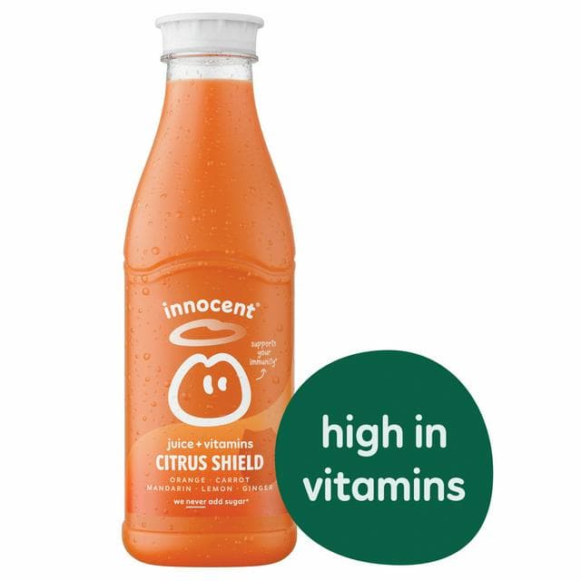 innocent Plus Citrus Shield Orange & Carrot Juice with Vitamins 750ml - gallery image 1