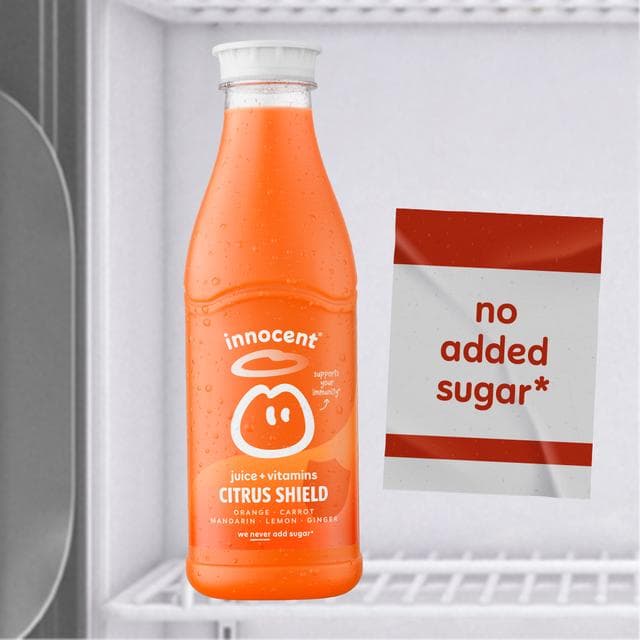 innocent Plus Citrus Shield Orange & Carrot Juice with Vitamins 750ml - gallery image 3