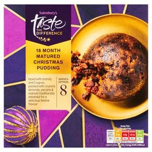 Sainsbury's 800g Matured 18 Month Christmas Pudding, Taste the Difference