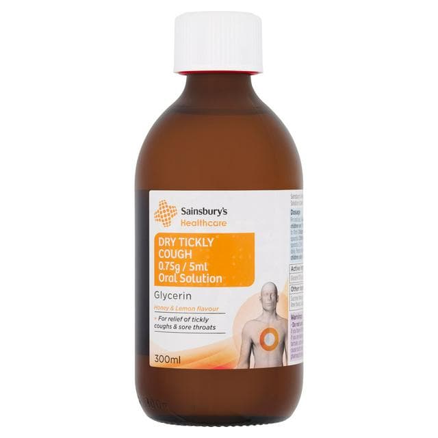 Sainsbury's Dry Tickly Cough 300ml - gallery image 1
