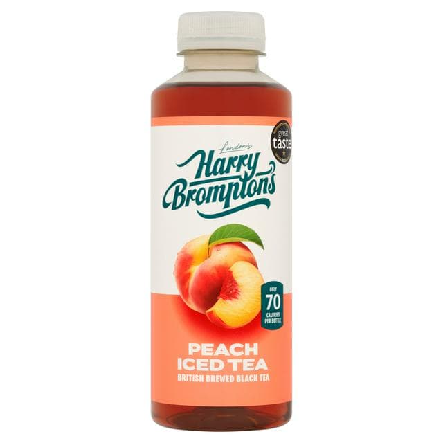 Harry Brompton's Ice Tea Brewed Black Tea with Peach 500ml - gallery image 1