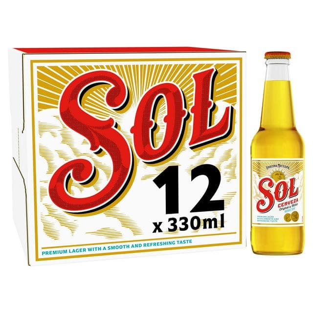Sol Original de Mexico 12 x 330ml Premium Lager Bottles - gallery image 1