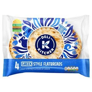 Deli Kitchen Greek Style Flatbread x4 320g