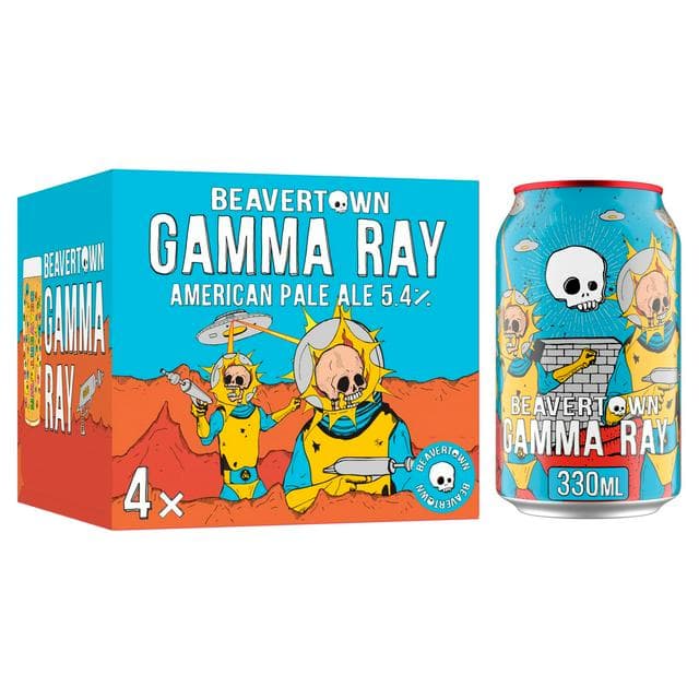 Beavertown Gamma Ray American Pale Ale 4x330ml - gallery image 1
