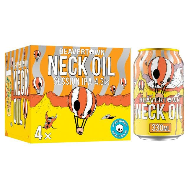 Beavertown Neck Oil Session IPA 4x330ml - gallery image 1