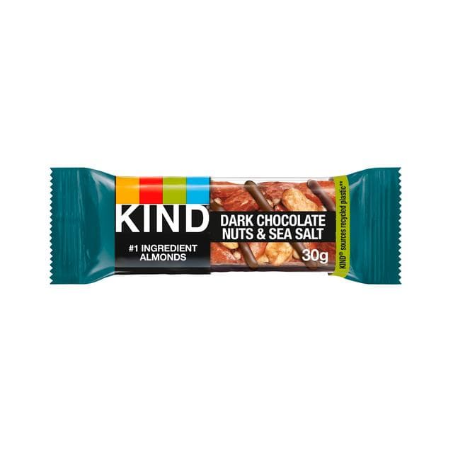 Kind Dark Chocolate Nuts & Sea Salt Cereal Bars Multipack 3x30g - gallery image 5