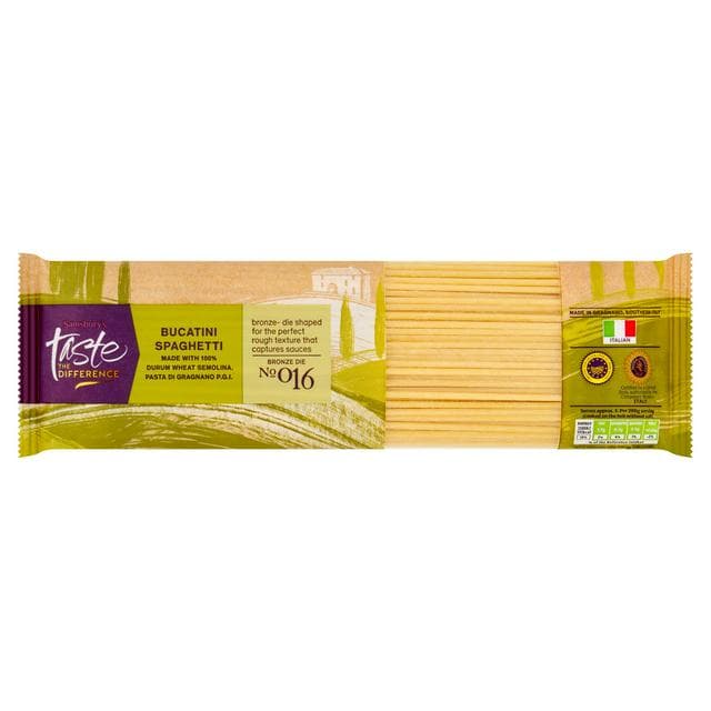 Sainsbury's Bucatini Spaghetti Pasta, Taste the Difference 500g - gallery image 1