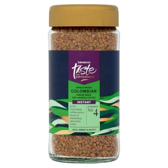Sainsbury's Colombian Origin Instant Coffee, Taste the Difference 100g - gallery image 1