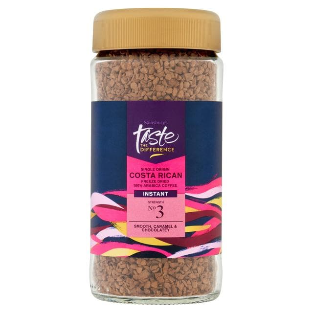 Sainsbury's Costa Rican Freeze Dried Instant Coffee, Taste the Difference 100g - gallery image 1