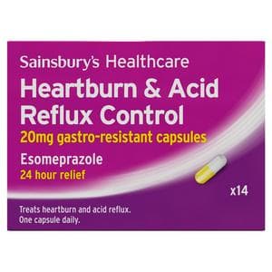 Sainsbury's 24 hour Indigestion Relief Capsule x14 20mg