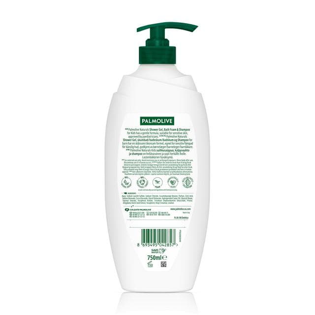 Palmolive Naturals Kids Shower Gel Body Wash 750ml - gallery image 2
