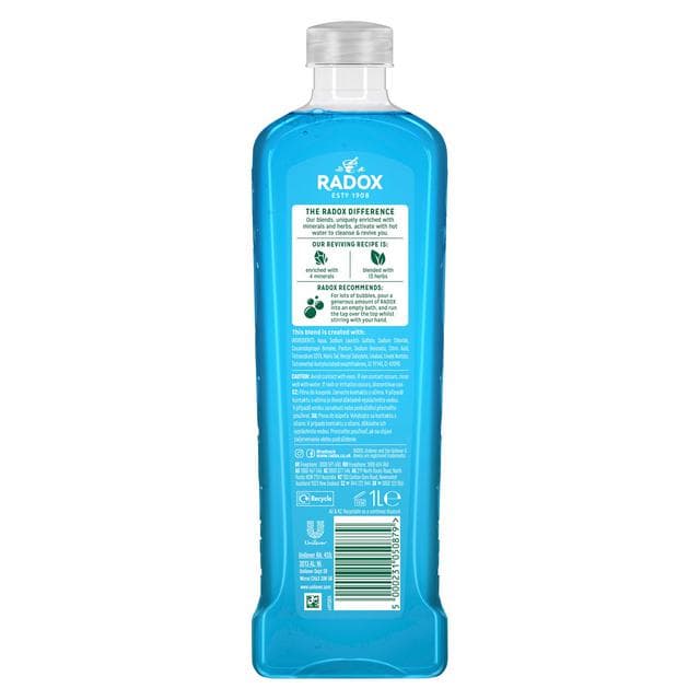 Radox Mineral Therapy Muscle Soak Bath Soak Bubble Bath 1L - gallery image 6