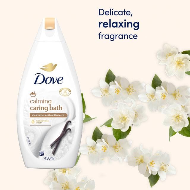 Dove Purely Pampering Shea Butter & Warm Vanilla Bath Soak 450ml - gallery image 3