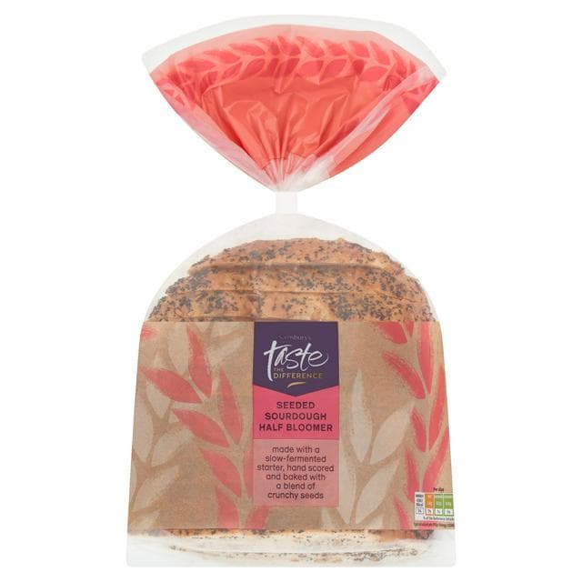 Sainsbury's Seeded Sourdough Loaf Bread, Taste the Difference 400g - gallery image 1