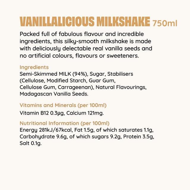Shaken Udder Vanilla licious Milkshake 750ml - gallery image 3