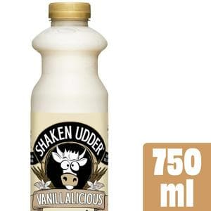 Shaken Udder Vanilla licious Milkshake 750ml