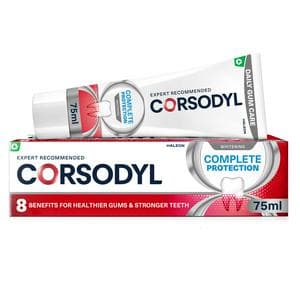 Corsodyl Complete Protection Gum Care Whitening Toothpaste 75ml