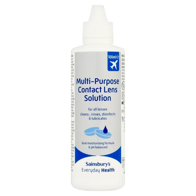 Sainsbury's All-in-one Contact Lens Solution 100ml - gallery image 1