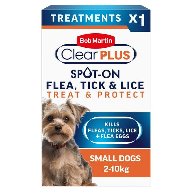 Bob Martin Clear Plus Spot On Flea & Tick Treatment for Small Dogs - gallery image 1