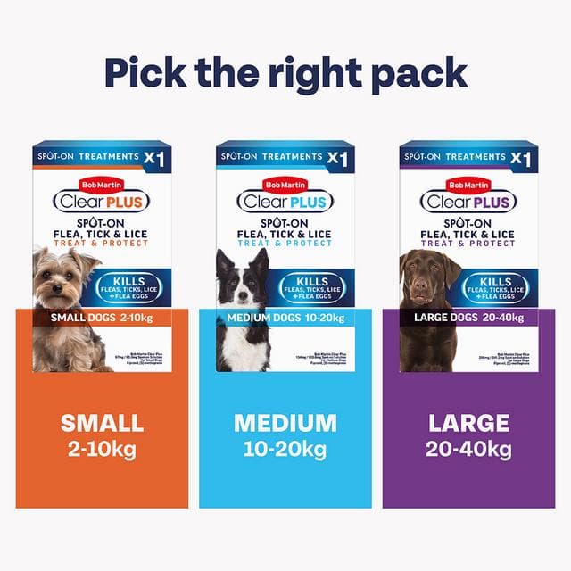 Bob Martin Clear Plus Spot On Flea & Tick Treatment for Large Dogs - gallery image 3