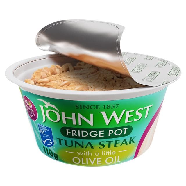 John West No Drain Fridge Pot Tuna Steak with a Little Olive Oil 3x110g - gallery image 2