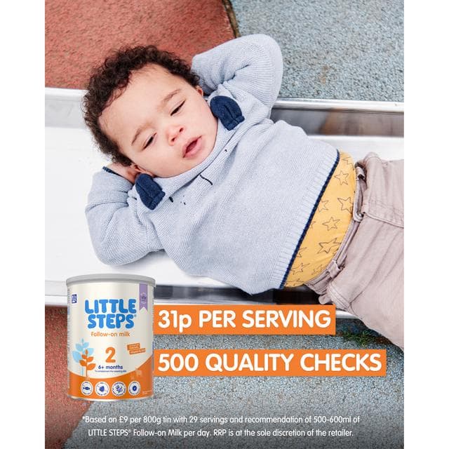 LITTLE STEPS Follow On Baby Milk Powder Formula 6 Months+ 800g - gallery image 4