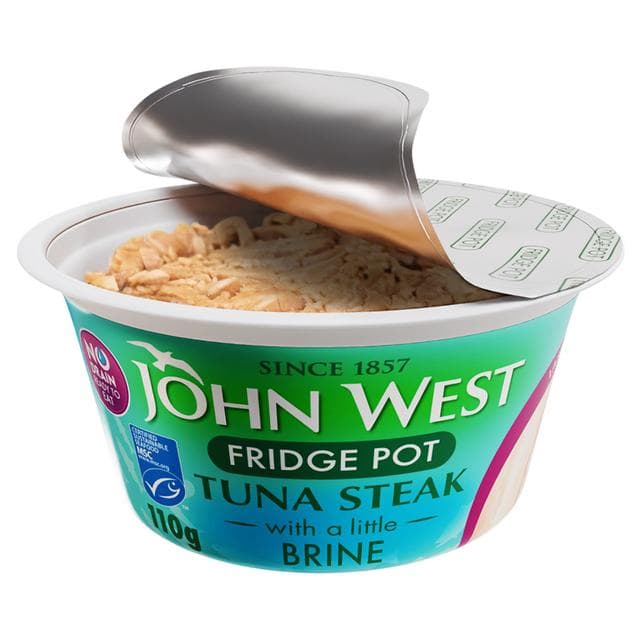 John West No Drain Fridge Pot Tuna Steak with a Little Brine 3x110g - gallery image 2