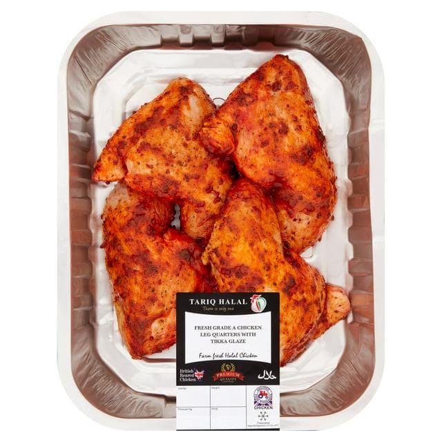 Tariq Halal Fresh Chicken Leg Quarters with Tikka Glaze 1.1kg - gallery image 1