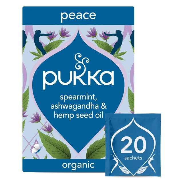 Pukka Organic Peace Tea With Chamomile Home Compostable Herbal Tea Bags x20 - gallery image 1