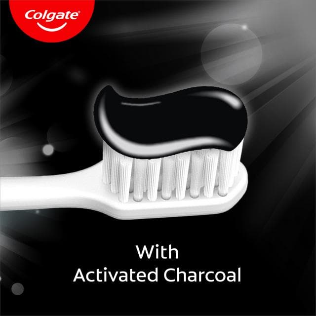 Colgate Advanced White Charcoal Teeth Whitening Toothpaste 75ml - gallery image 3